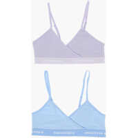 Sutiene Converse Triangle 2 Pairs Of Bra Set With Logoed Band