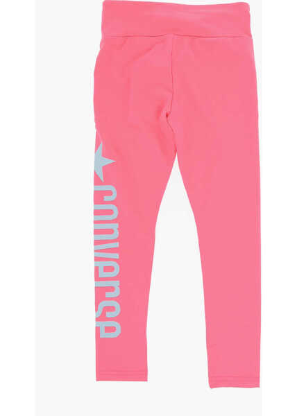Colanti Converse High Waisted Leggings With Printed Logo Pink Fete (BM 16479387) 2