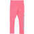 Converse High Waisted Leggings With Printed Logo Pink