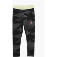 Colanti Nike Air Jordan Printed Leggings With Contrast Band On The Waist