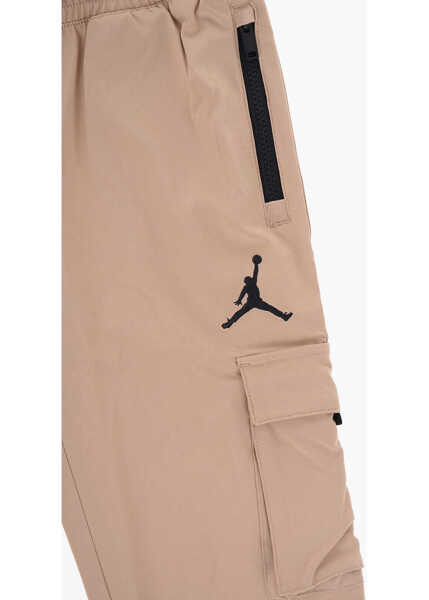 Pantaloni Nike Air Jordan Solid Color Cargo Pants With Elastic Waistband Brown Fete (BM 16479480) 2
