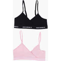 Sutiene Converse Set Of 2 Stretch Cotton Triangle Bra