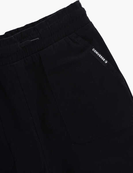 Pantaloni Converse Wide Leg Cargo Pants With Elastic Waistband Black Fete (BM 16479489) 2
