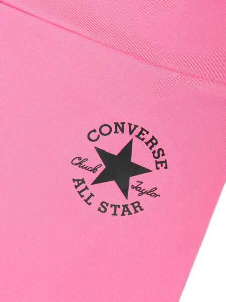 Colanti Converse All Star Chuck Taylor High-Waisted Stretch Fabric Leggings Pink Fete (BM 16479561) 3