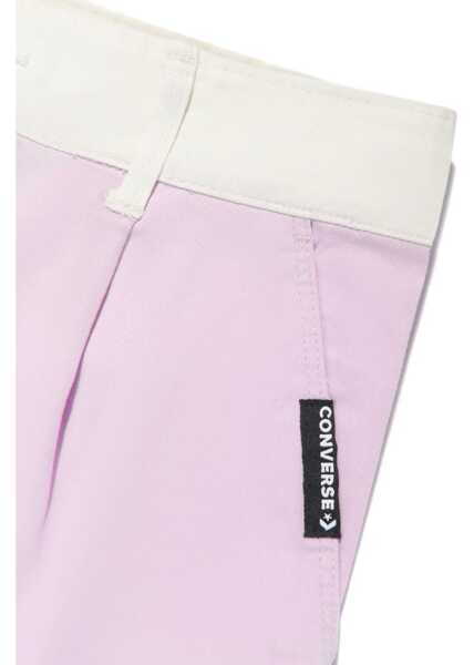 Pantaloni scurti Converse Stretch Cotton Single-Pleat Shorts Pink Baieti (BM 16479567) 4