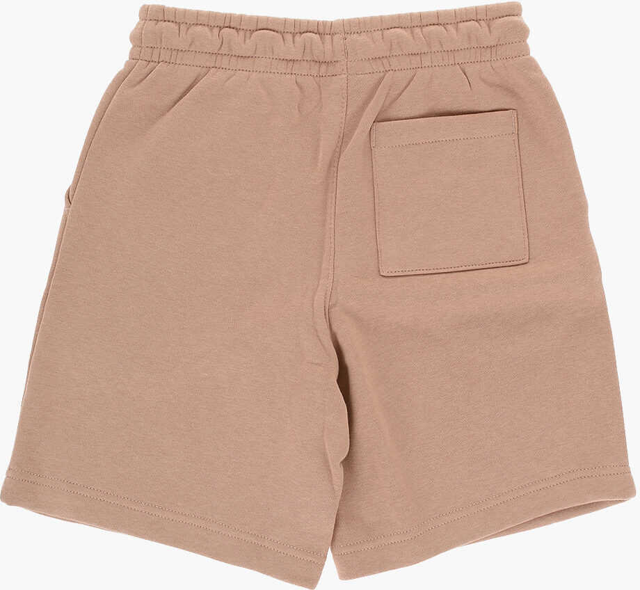 Pantaloni scurti Nike Air Jordan Fleeced Cotton Shorts With Embroidered Logo Beige Baieti (BM 16479585) 3