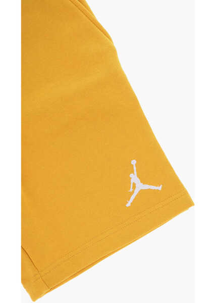 Pantaloni scurti Nike Air Jordan Fleeced Cotton Shorts With Embroidered Logo Yellow Baieti (BM 16479588) 2