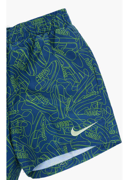 Costume de baie Nike All-Over Printed 4 Volley Short Swim Blue Fete (BM 16479591) 2