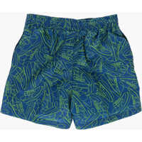 Costume de baie pentru Fete - Costume de baie Nike All-Over Printed 4 Volley Short Swim Blue Fete (BM 16479591) - B-mall.ro