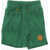 Nike Air Jordan Solid Color Terry Cotton Shorts With 3 Pockets Green