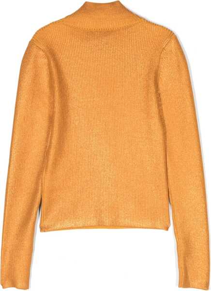 Pulovere Diesel Red Tag Lurex Ribbed Kmarcella Sweater With Cut-Out Detail Orange Fete (BM 16479678) 2
