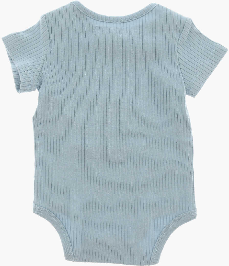 Body-uri Ralph Lauren Ribbed Shorts And Bodysuit Set Blue Femei (BM 16479693) 3
