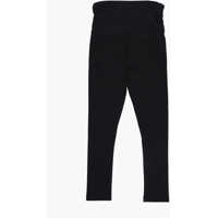 Colanti pentru Fete - Colanti Converse All Star Chuck Taylor High Waisted Stretch Fabric Leggings Black Fete (BM 16479735) - B-mall.ro