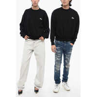 Pulovere casual Brushed Cotton Oversized Unisex Crew-Neck Sweatshirt Barbati