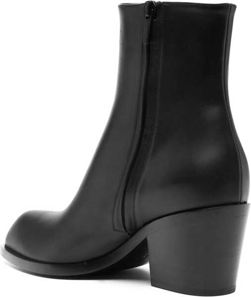 Cizme scurte Gianvito Rossi Leather Boot BLACK Femei (BM 16480629) 3