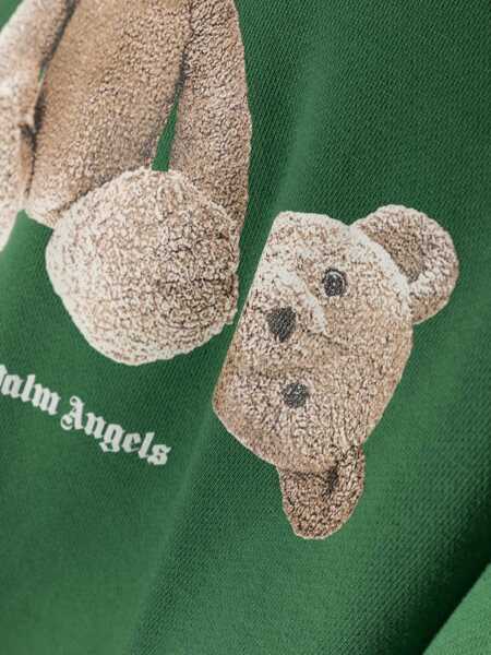 Bluze de trening Palm Angels Bear Hoodie GREEN Baieti (BM 16480890) 3