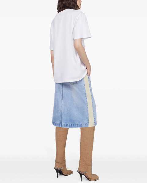 Tricouri Stella McCartney Cotton T-Shirt WHITE Femei (BM 16481001) 3