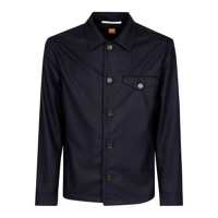 Jachete HINDUSTRIE SHIRT HCA001F010005 BLUE Barbati