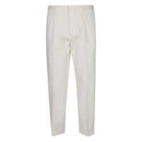 Pantaloni casual HINDUSTRIE PANTS HPA005F040011 WHITE Barbati