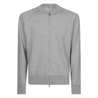 Pulovere HINDUSTRIE SWEATER HMA013F060018 LIGHT GREY MEL Barbati