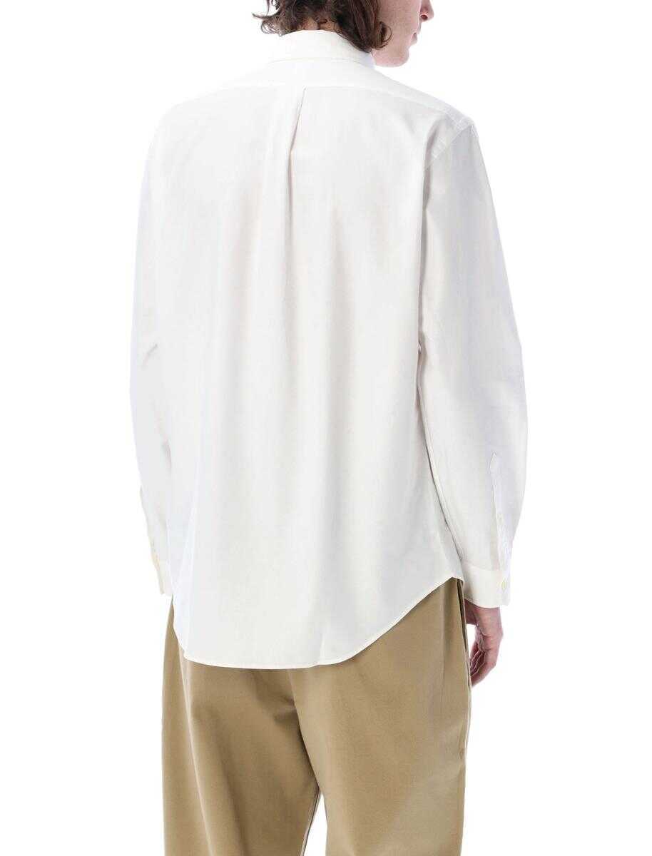 Tricouri Polo Ralph Lauren Polo Ralph Lauren Custom Fit Shirt WHITE Barbati (BM 16482318) 2