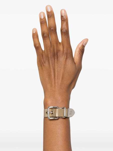 Bratari Miu Miu Miu Miu Two-Tone Buckle Bracelet OROACCIAIO Femei (BM 16483143) 2