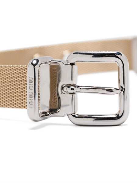 Bratari Miu Miu Miu Miu Two-Tone Buckle Bracelet OROACCIAIO Femei (BM 16483143) 3