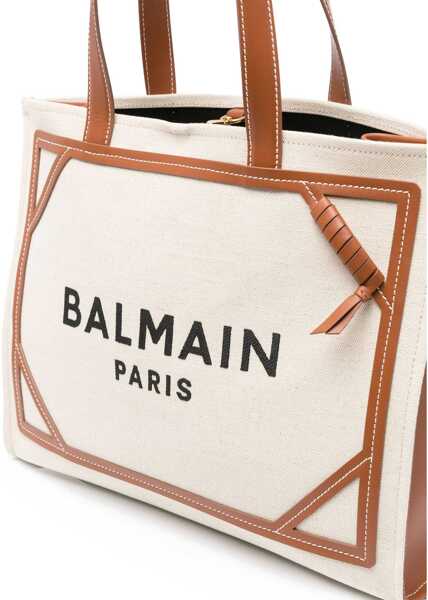 Genti de umar Balmain B-Army Medium Shoulder Bag NATUREL/MARRON Femei (BM 16487595) 4