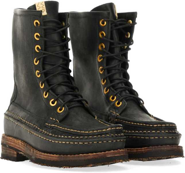 Ghete VISVIM Boot Grizzly Camper Hi-Folk BLACK Barbati (BM 16487652) 2