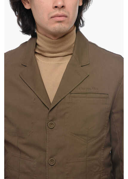 Jachete Dior Cotton Jacket With Vest Brown Barbati (BM 16488159) 3