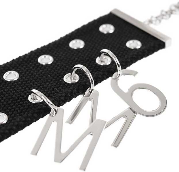 Bratari Maison Margiela Mm6 Fabric Charm With Logo Charm Black Femei (BM 16488207) 2