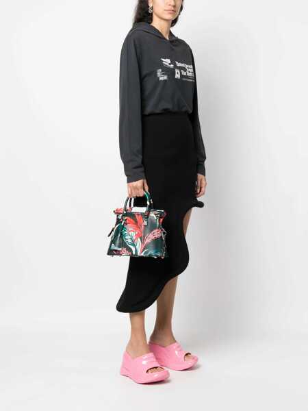 Genti tip postas Maison Margiela Cross-Body Bag With Floral Print Green Femei (BM 16488222) 2