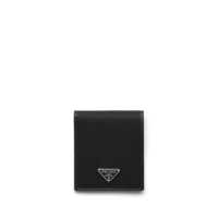 Portofele Prada Recycled-Nylon Logo Plaque Wallet Barbati
