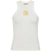 Topuri Balmain Retro Pb Stretch Tank Top Clothing Femei