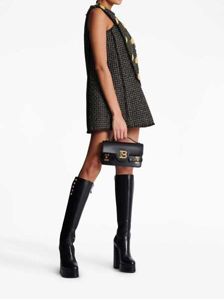 Genti de mana Balmain Balmain Classic Handle S Bags Black Femei (BM 16490916) 2