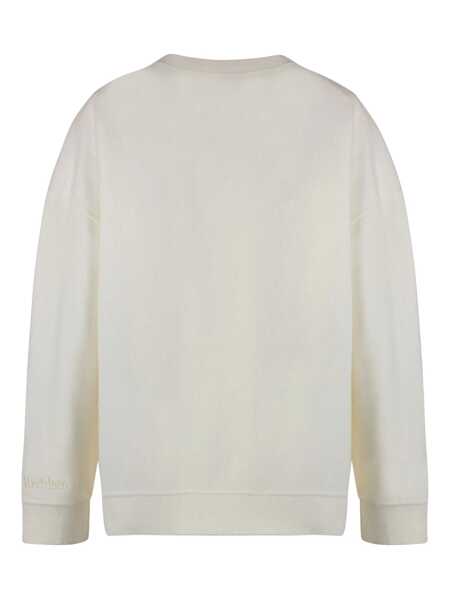 Pulovere Max Mara Max Mara Elvira Wool And Cashmere Sweater WHITE Femei (BM 16491030) 2