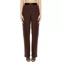 Pantaloni casual Satin Pants Femei