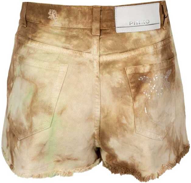 Pantaloni scurti Pinko Gina 5 1J10XR Piaskowy Barbati (BM 16492659) 4