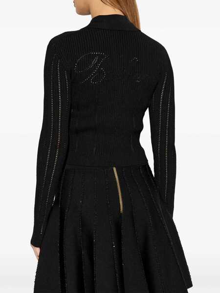 Cardigane Balmain Knitted Cardigan BLACK Femei (BM 16492800) 4
