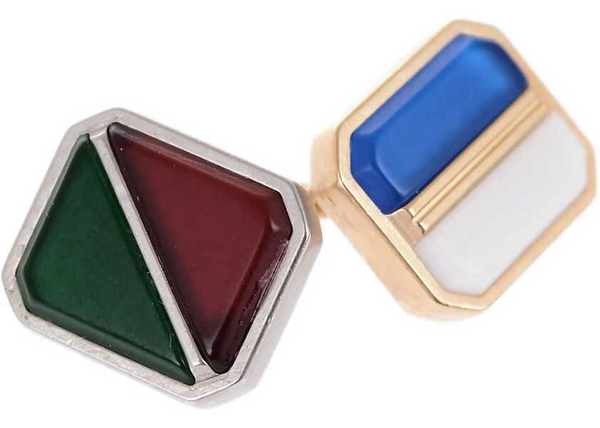 Butoni Maison Margiela Geometric Twins With Contrasting Resin Detail Multicolor Barbati (BM 16493130) 2