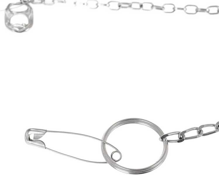 Coliere Maison Margiela Mm6 Pins With Safety Pins And Chains Desing Silver Femei (BM 16493166) 2
