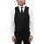 CORNELIANI Trend Virgin Wool Waistcoat With Back Adjuster Black