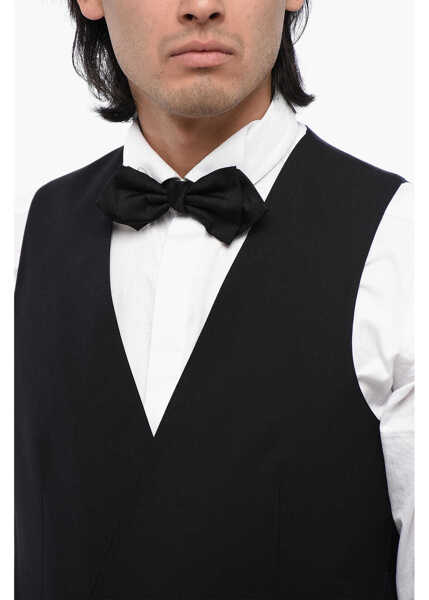 Veste costum CORNELIANI Virgin Wool Double Breasted Breasted Waistcoat With Martinga Blue Barbati (BM 16493205) 3