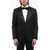 CORNELIANI Cc Collection Side Vents Peak Lapel Cerim.reward 2-Button Bl Black