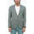 CORNELIANI Jacquard Wool Blend Cerim Academy Unlined Blazer Green