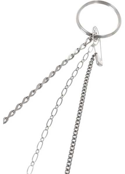 Coliere Maison Margiela Mm6 Pins With Safety Pins And Chains Desing Silver Femei (BM 16493442) 4
