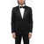 CORNELIANI Cc Collection Satin Peak Lapel Cerimonia Reward Jacquard Bla Black