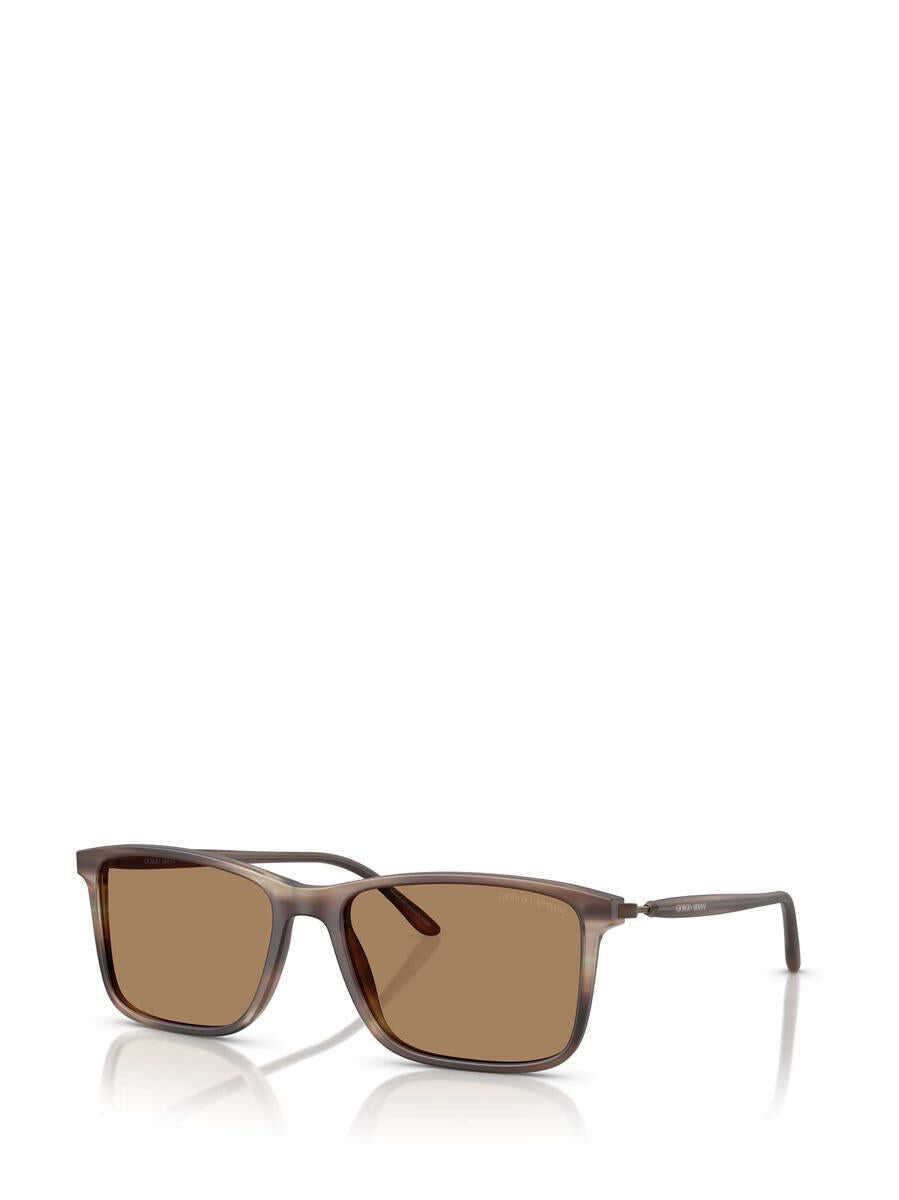 Ochelari de soare Giorgio Armani Giorgio Armani Sunglasses MATTE STRIPED BROWN Barbati (BM 16494063) 2