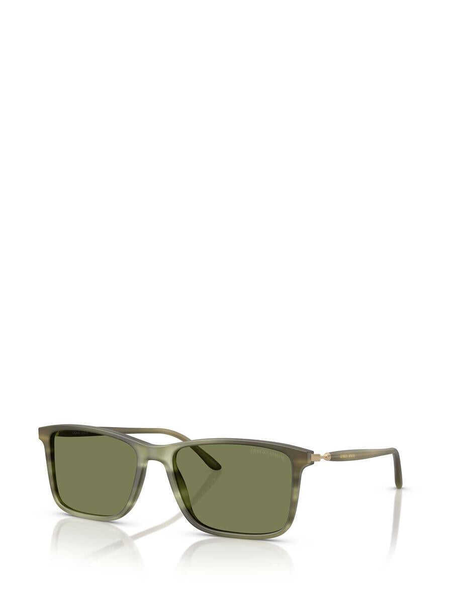 Ochelari de soare Giorgio Armani Giorgio Armani Sunglasses MATTE STRIPED GREEN Barbati (BM 16494066) 2