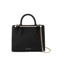 Genti de mana Strathberry Mini Tote Leather Black Bags Femei